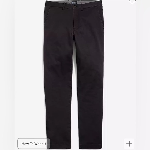 J.Crew Factory Straight-fit flex chino pant Size W34/L32 - Picture 2 of 10